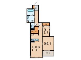 パルヴィレッジの物件間取画像